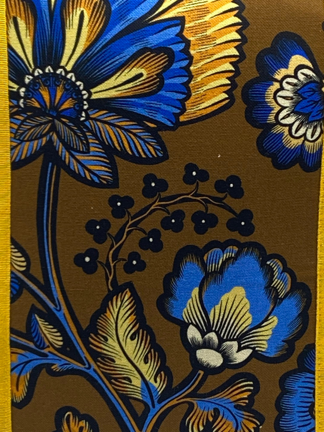 Borsa zaino Zena senape floreale - Cavoli a Merenda