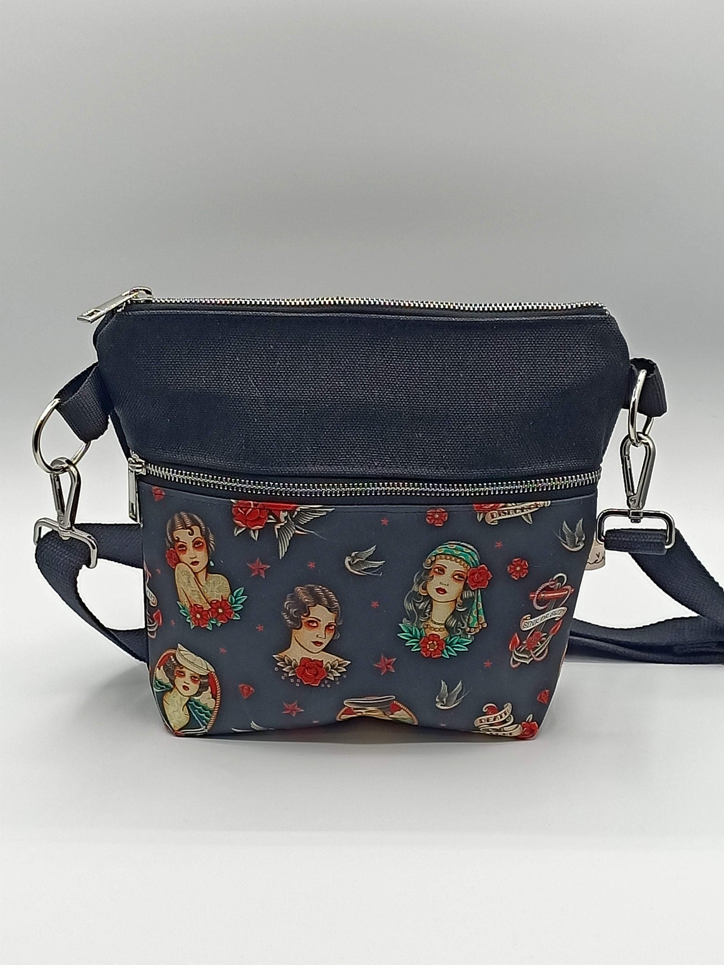 Tracolla Lizzie nera tatoo - Cavoli a Merenda