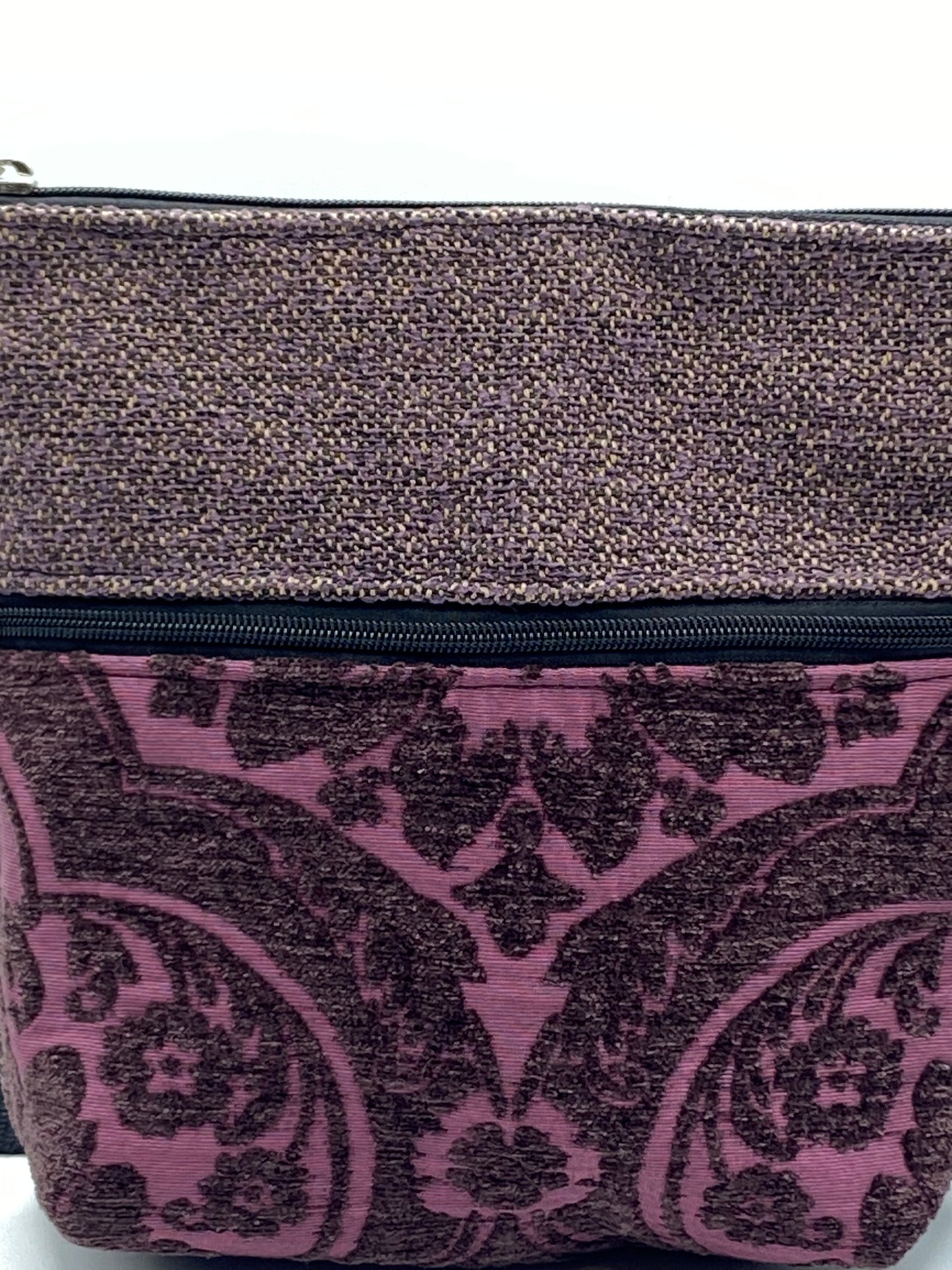 Tracolla Lizzie viola damascato - Cavoli a Merenda