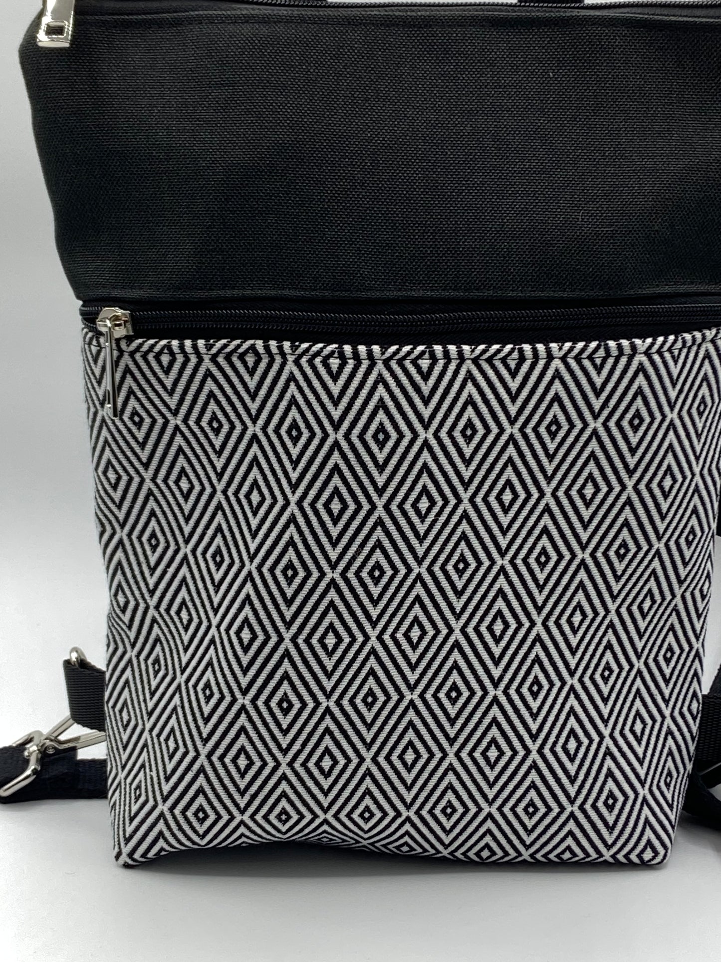 Borsa Zaino Naomi similpelle tessuto sardo - Cavoli a Merenda