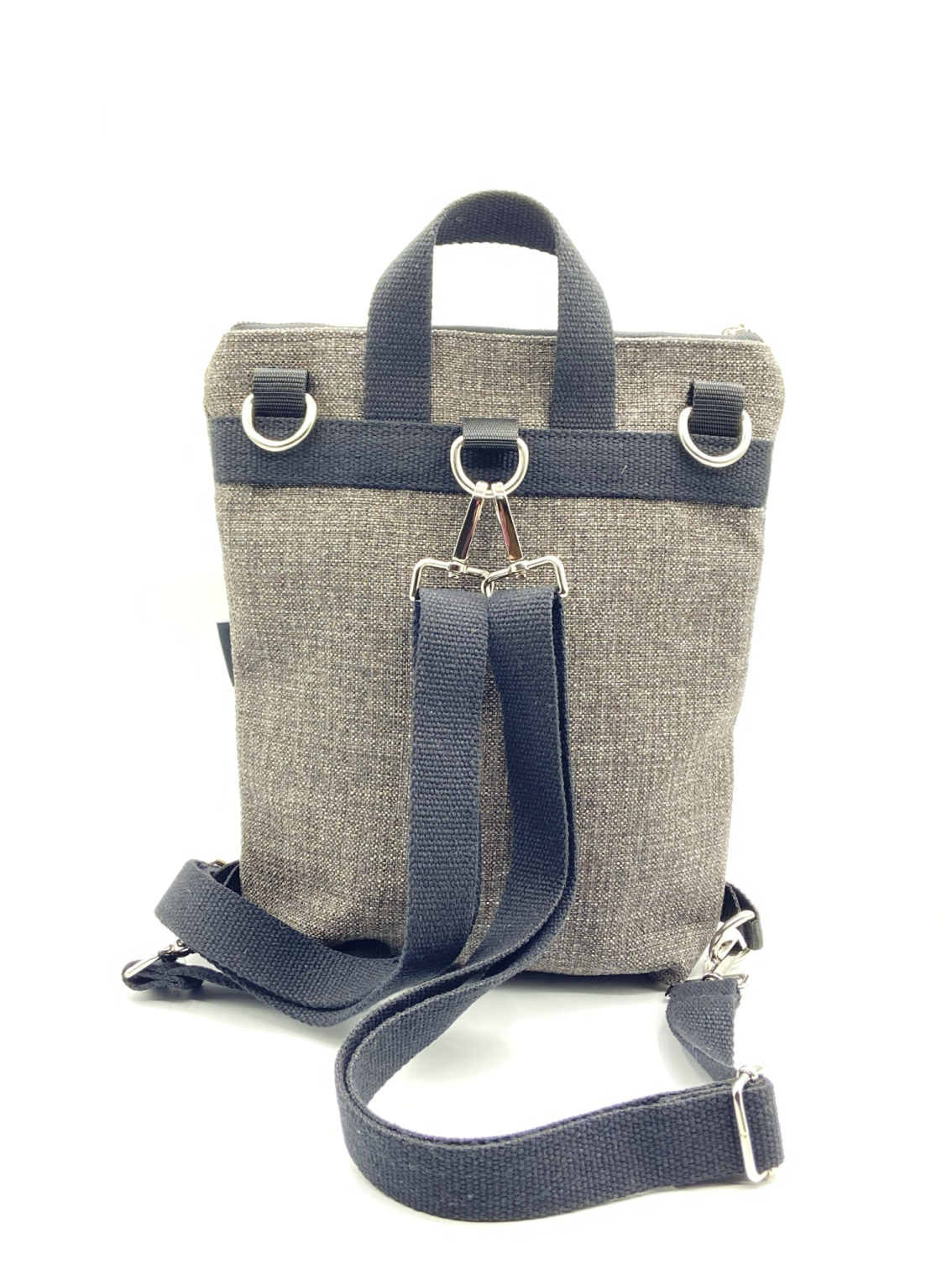 Borsa Zaino Naomi marrone triangolini - Cavoli a Merenda