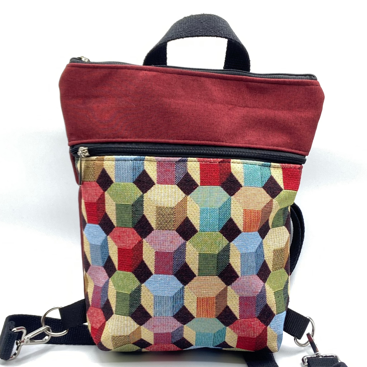 naomi geometrico rosso 2