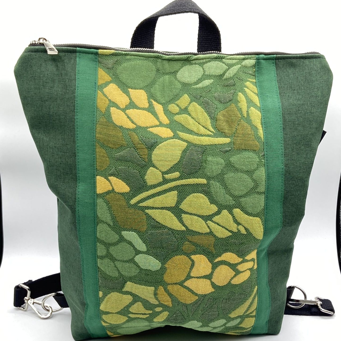 Borsa zaino Zena astratto verde