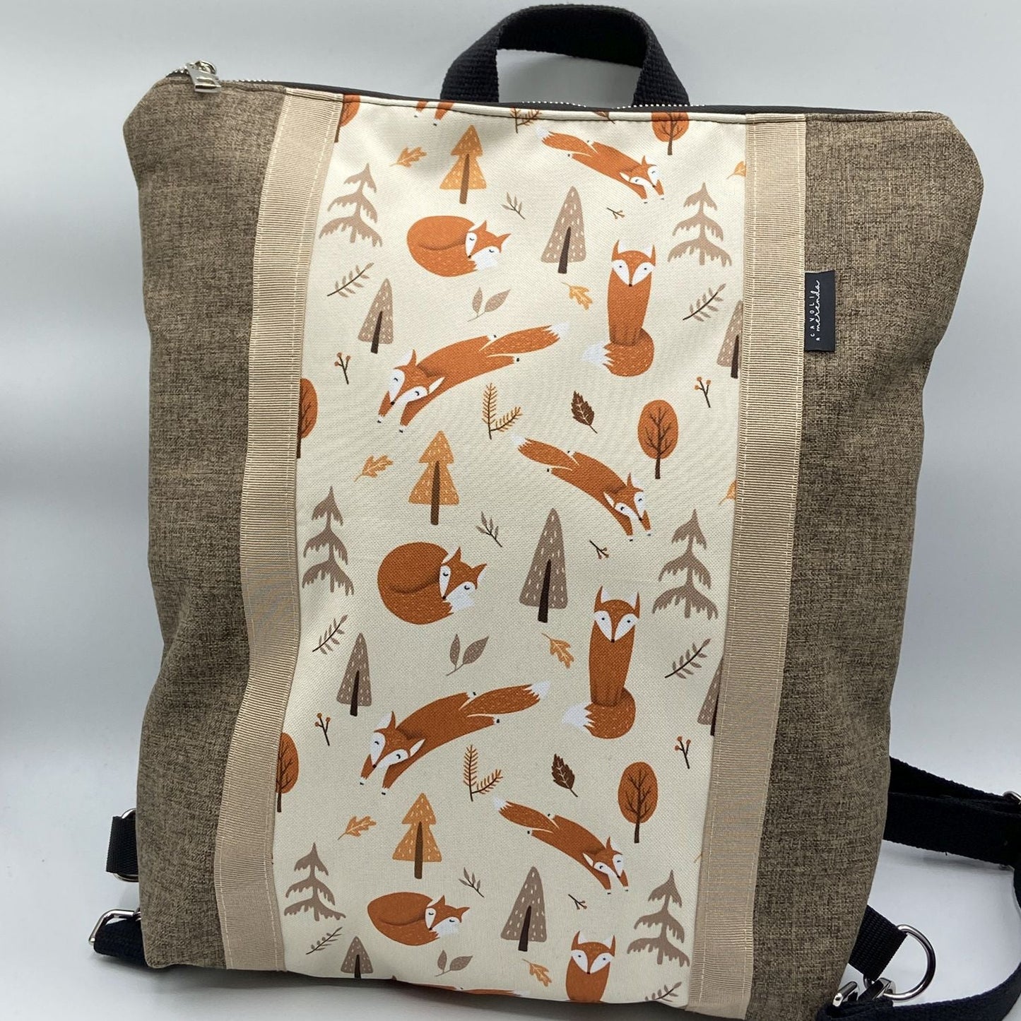 Borsa zaino Zena volpine