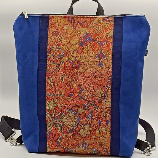 Borsa zaino Zena oriente blu - Cavoli a Merenda