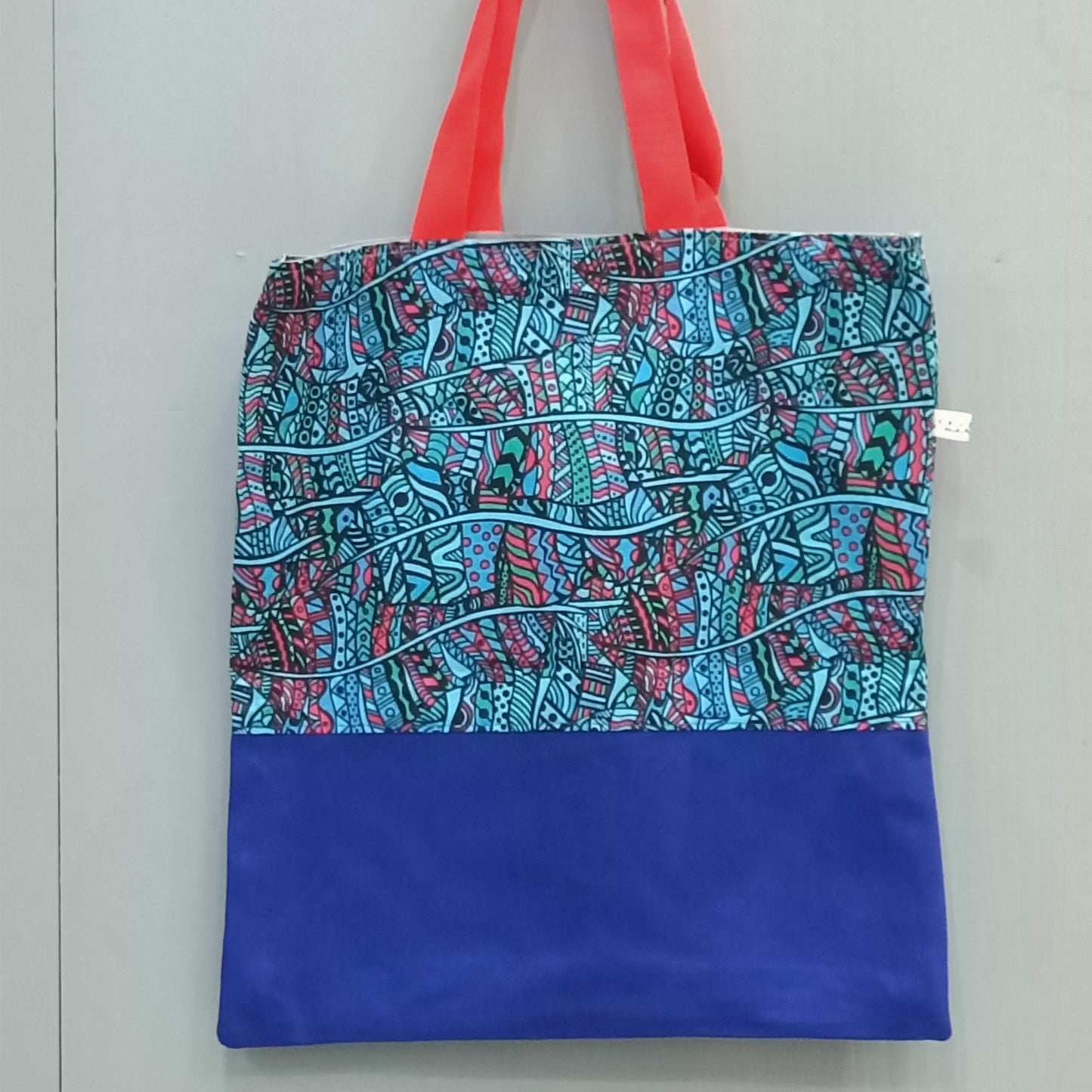 Tote Bag astratto blu