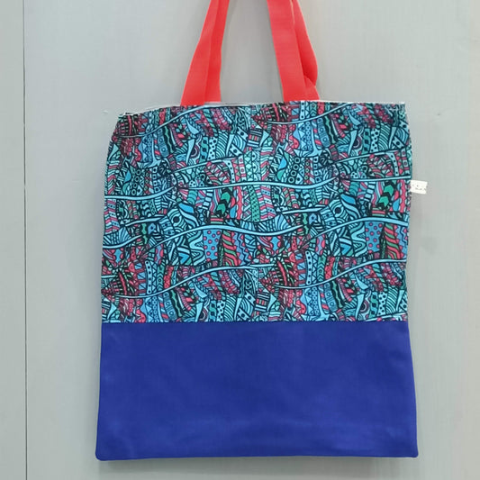 Tote Bag astratto blu