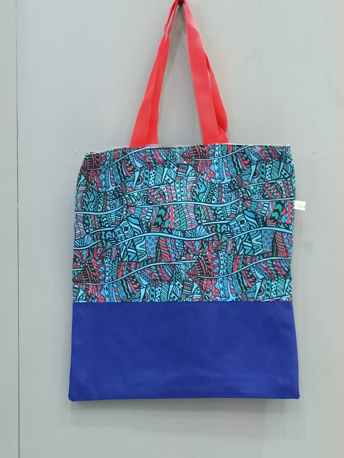 Tote Bag astratto blu