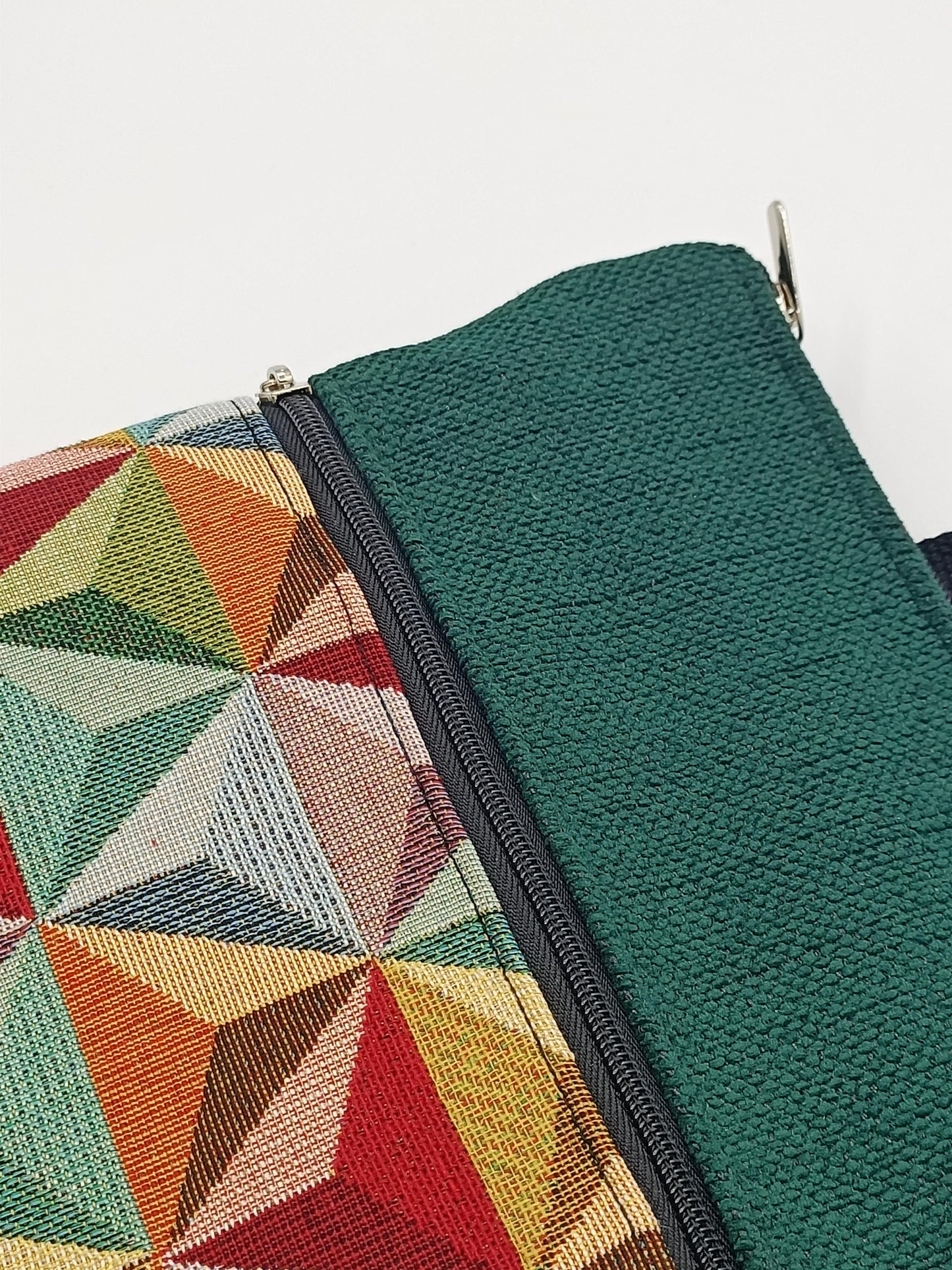 Borsa Zaino Naomi geometrico verde