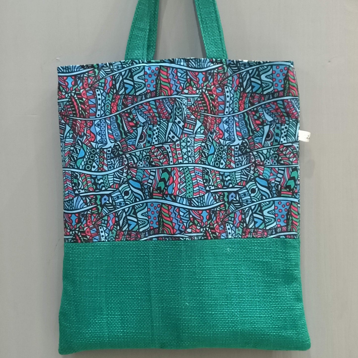 Tote Bag verde astratto - Cavoli a Merenda