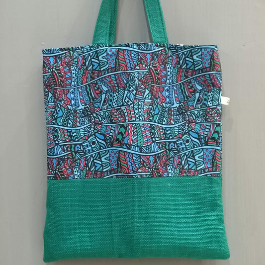 Tote Bag verde astratto - Cavoli a Merenda