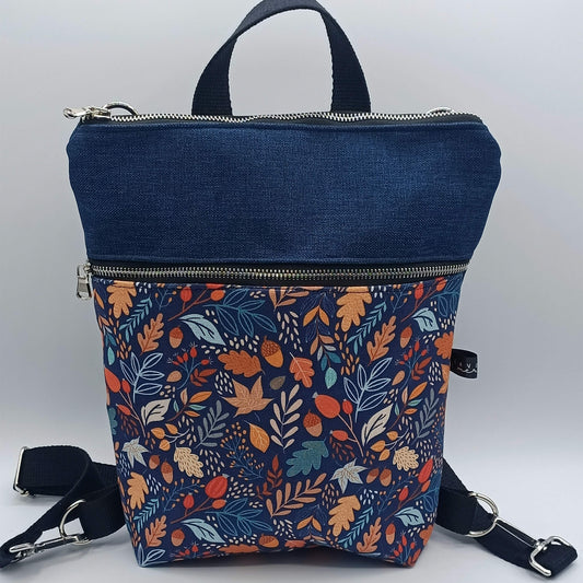 Borsa Zaino Naomi autunno blu