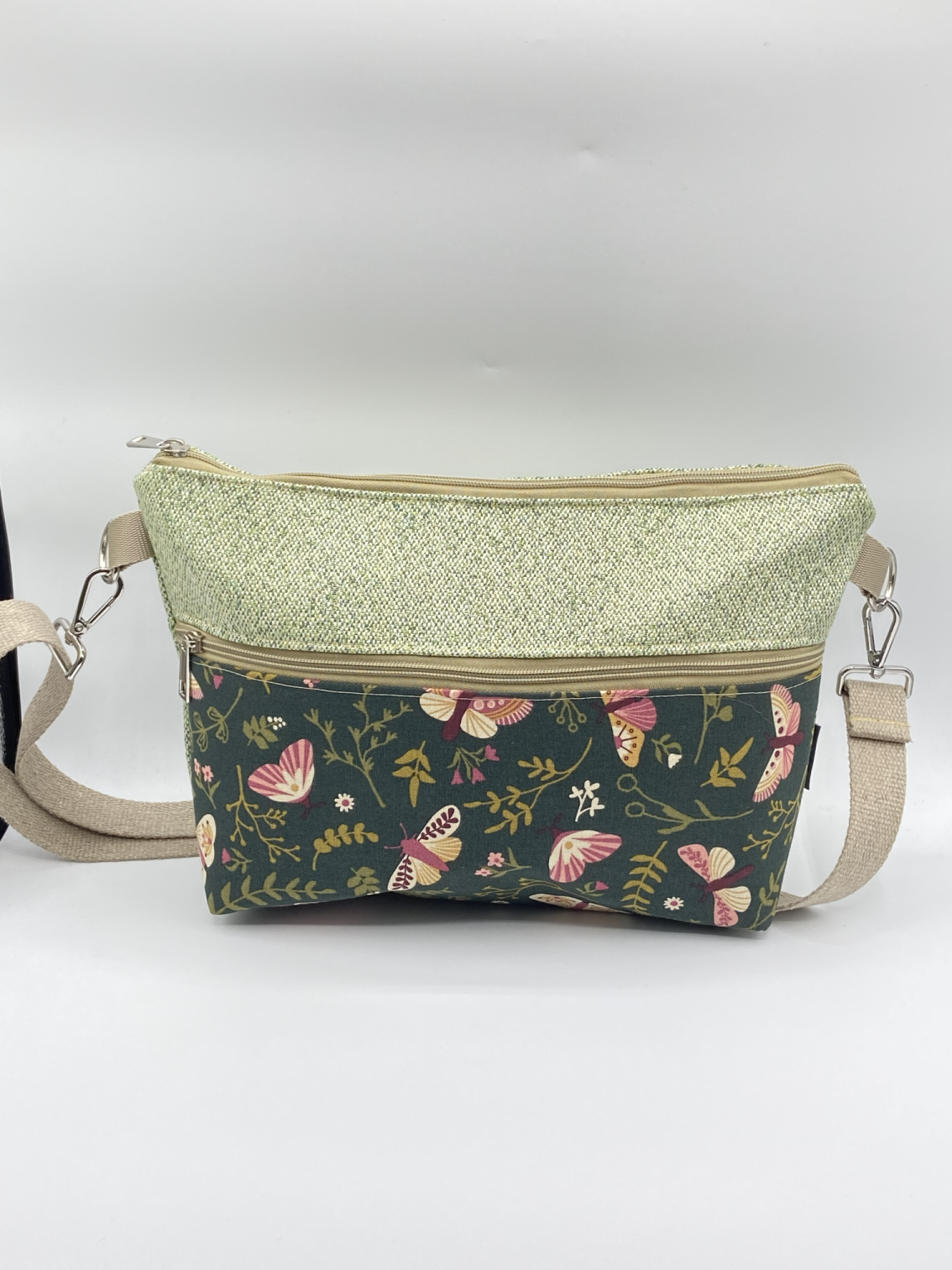 Tracolla Lizzie Maxi verde farfalle - Cavoli a Merenda