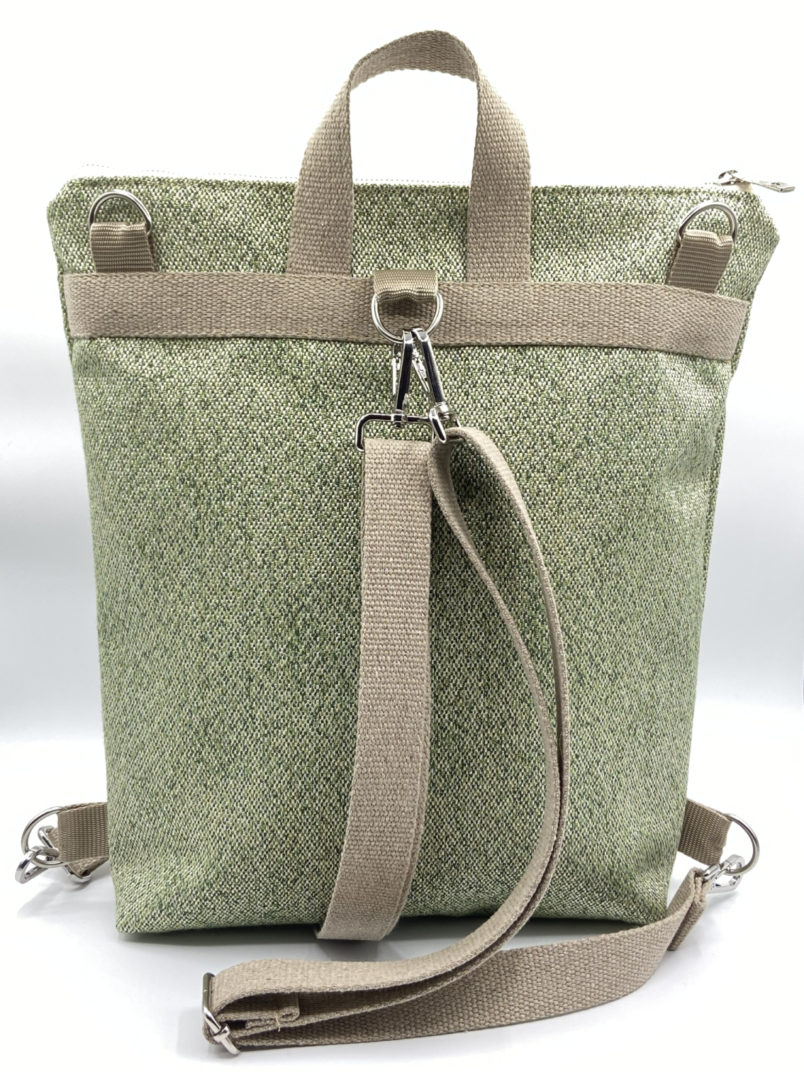 Borsa zaino Zena paisley verde - Cavoli a Merenda
