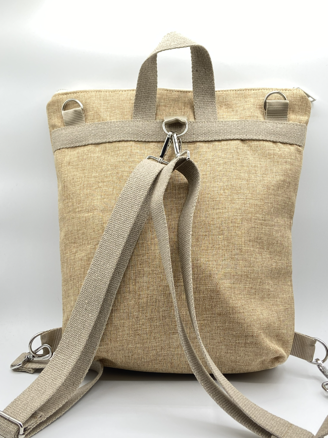 Borsa zaino Zena corda tessuto floreale - Cavoli a Merenda