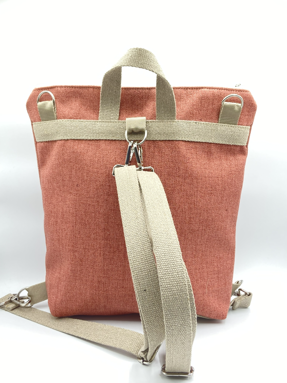 Borsa zaino Zena pesca tessuto floreale - Cavoli a Merenda