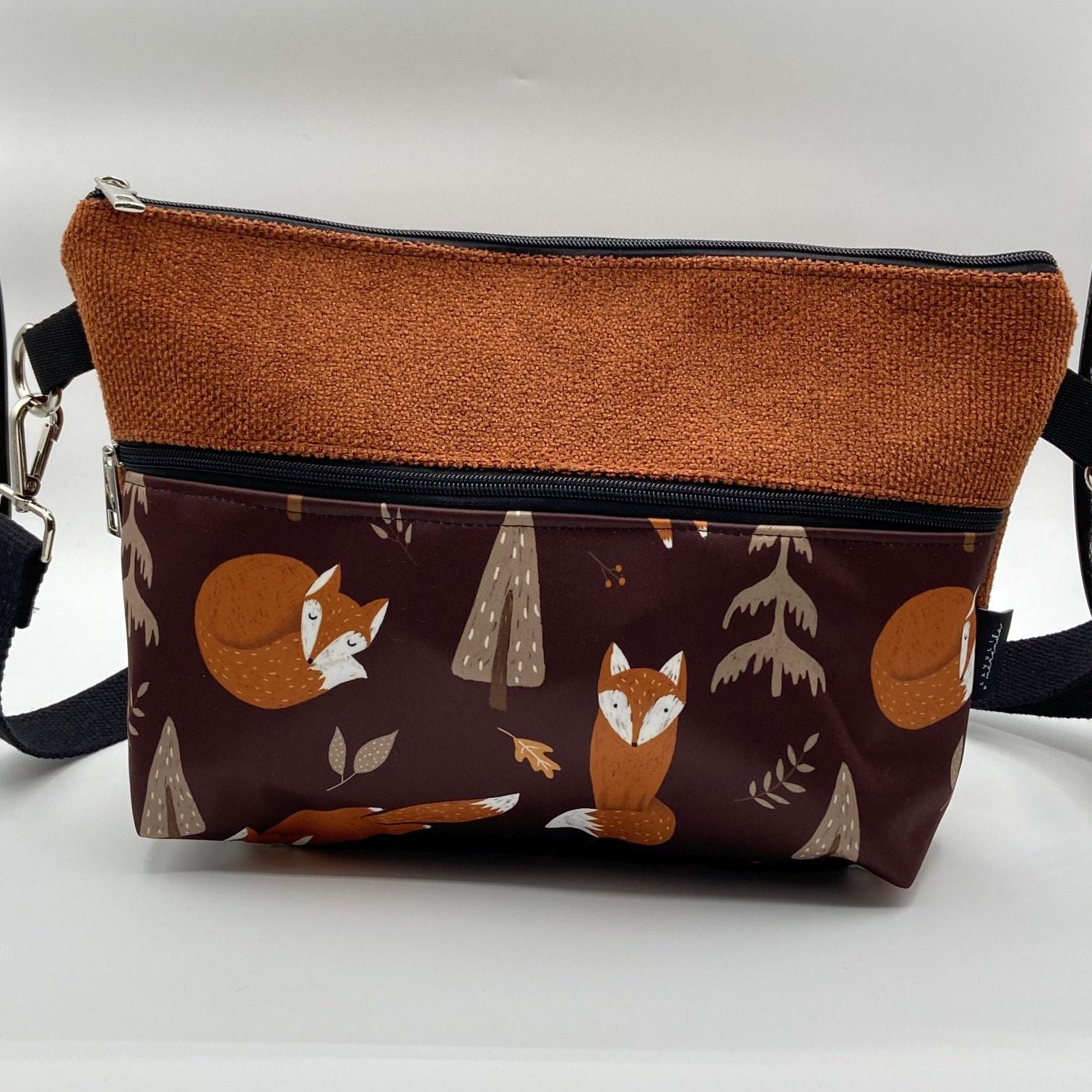 Tracolla Lizzie Maxi ruggine Volpi