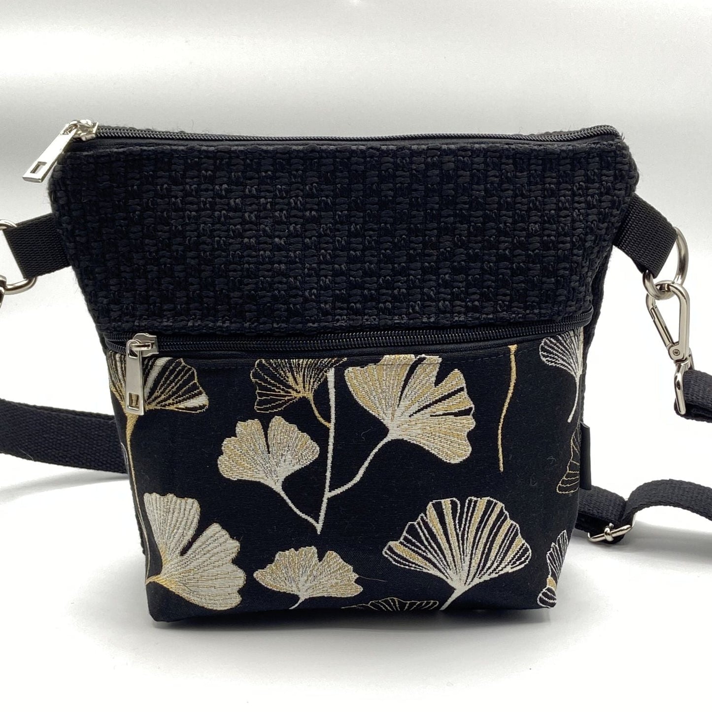 Tracolla Lizzie foglie di Ginko