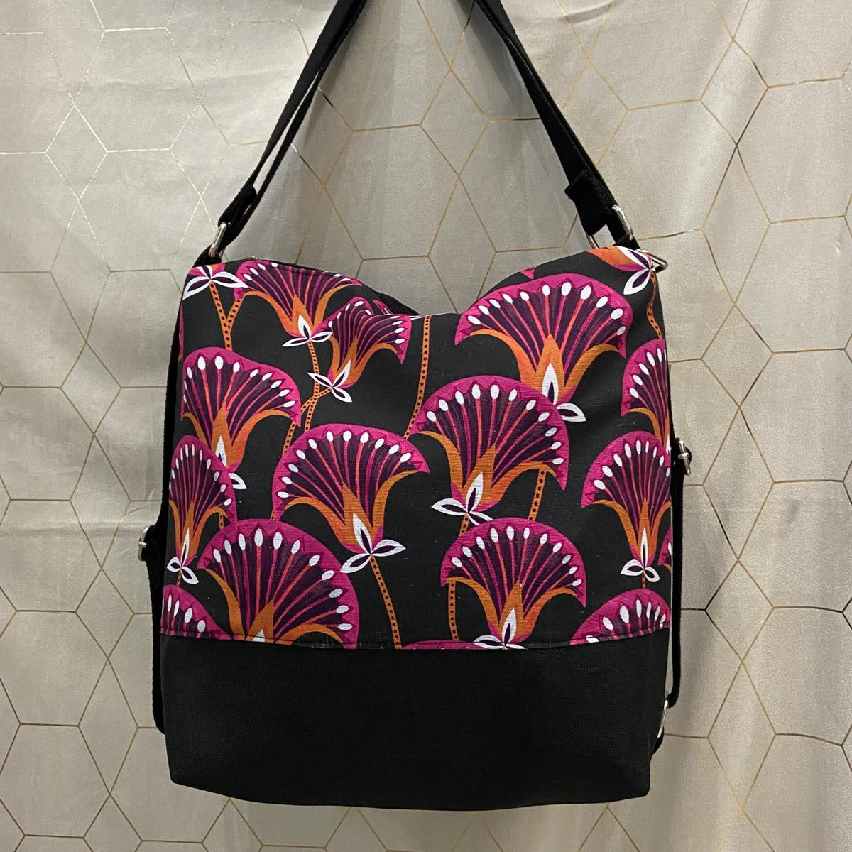 Borsa Zaino Flo Ventagli Fucsia