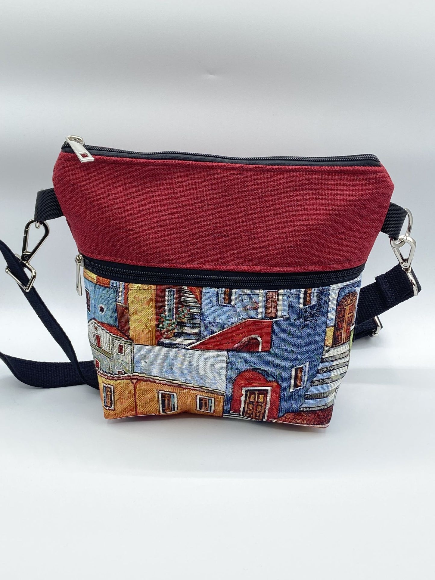 Tracolla Lizzie rossa casette