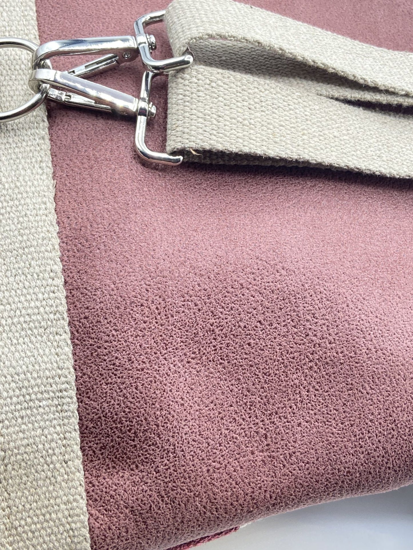 Borsa zaino Zena patchwork rosa