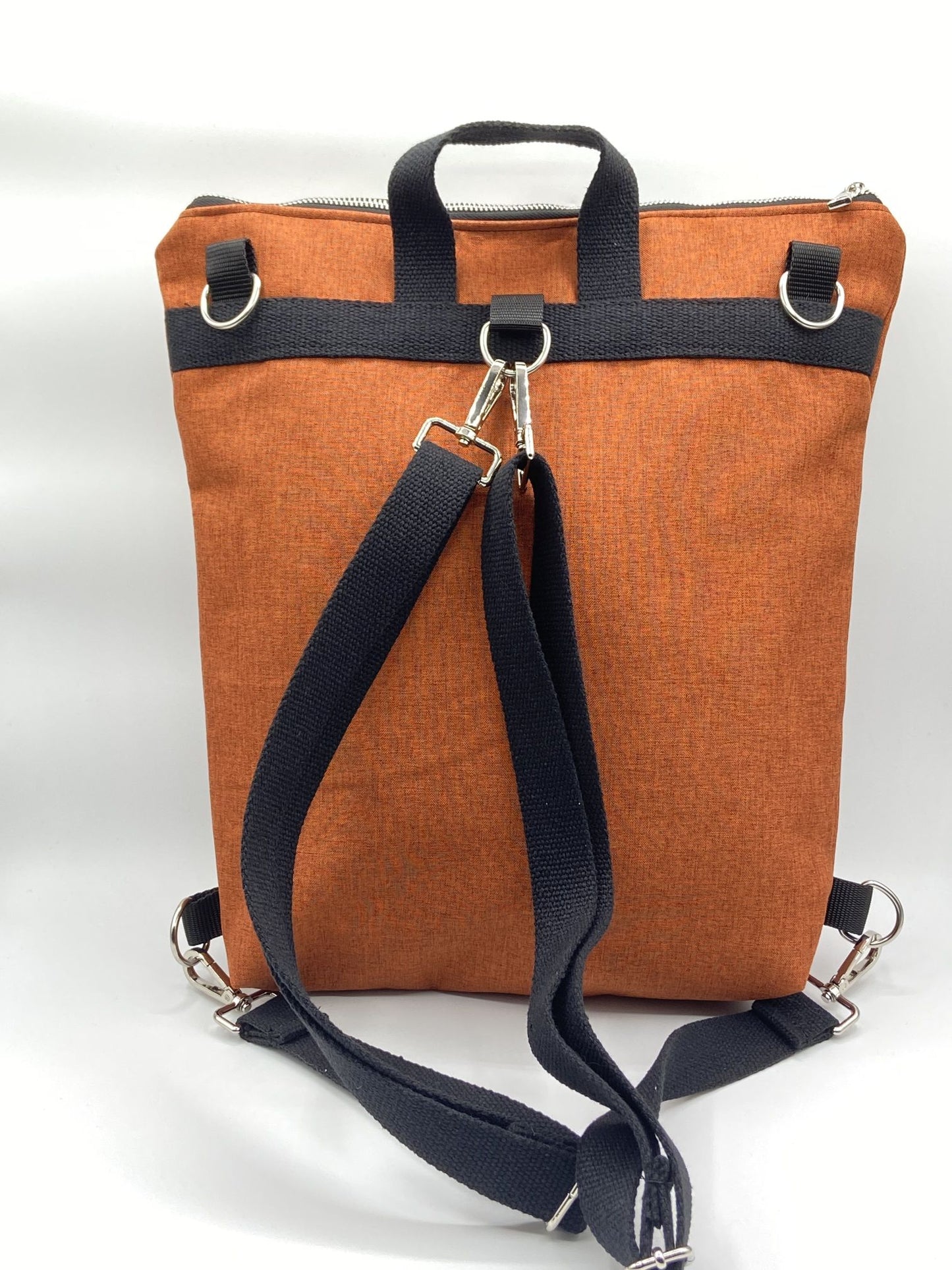 Borsa zaino Zena arancione volpi