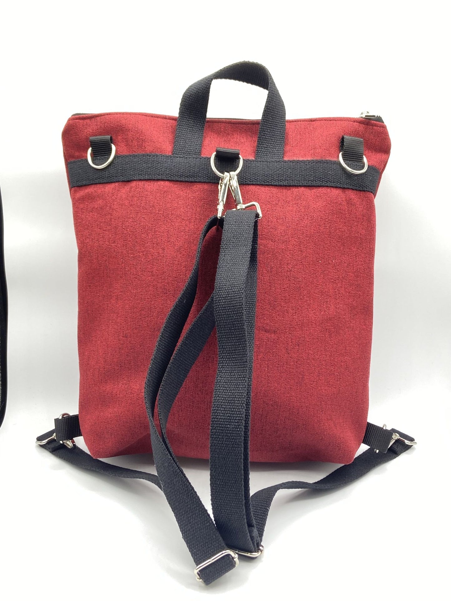 Orange mosaic Zena backpack bag