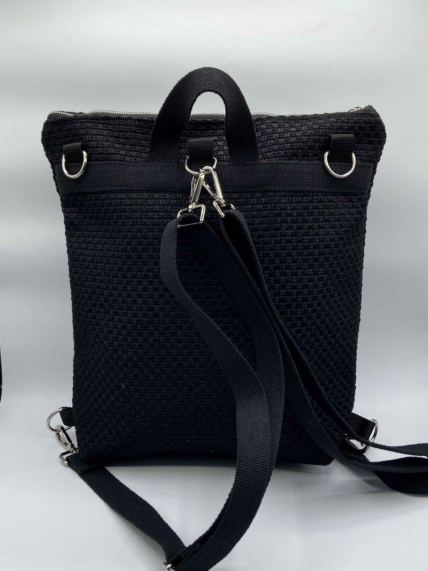 Borsa zaino Zena rombi dorati