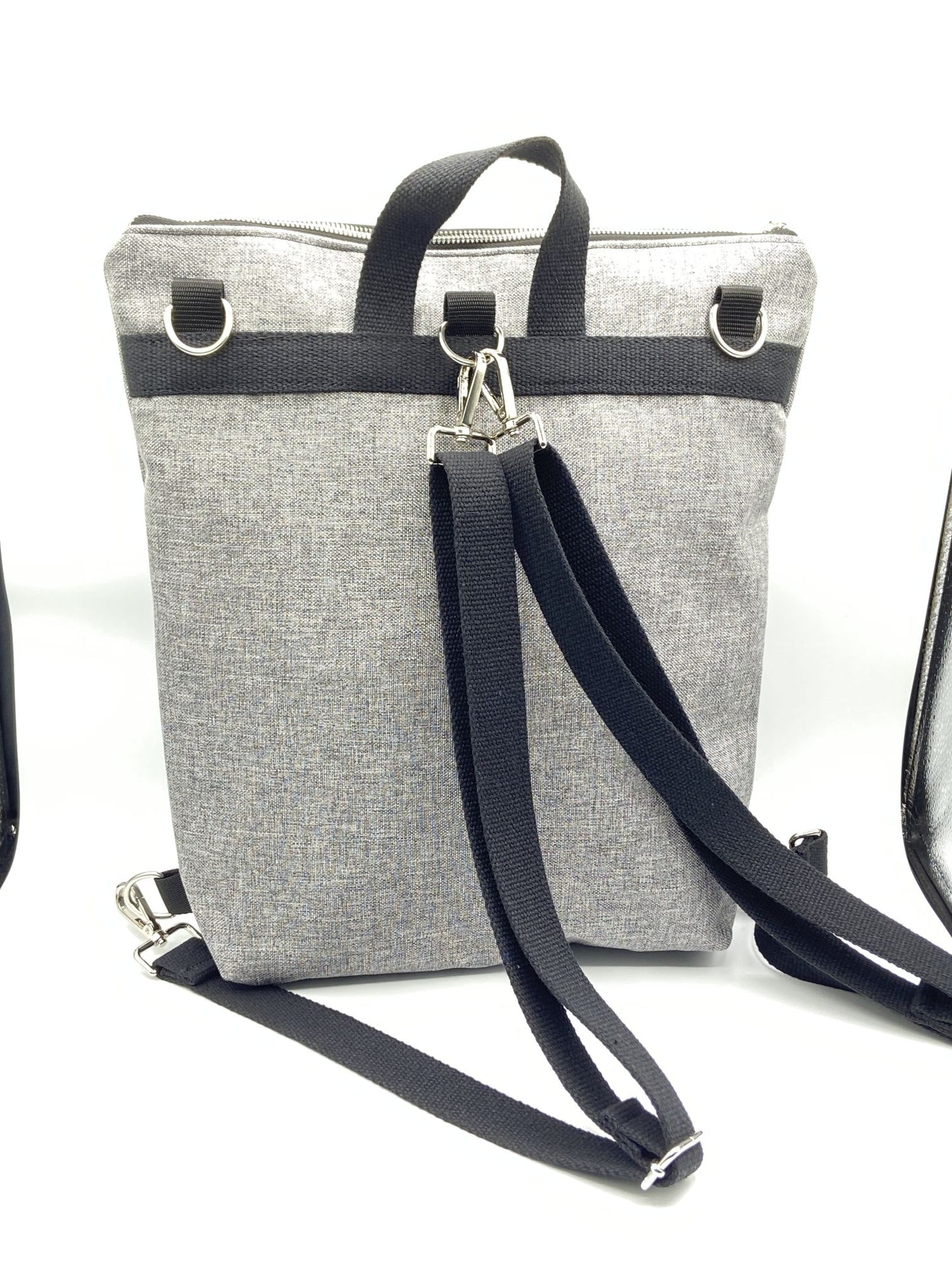 Borsa zaino Zena casette carboncino