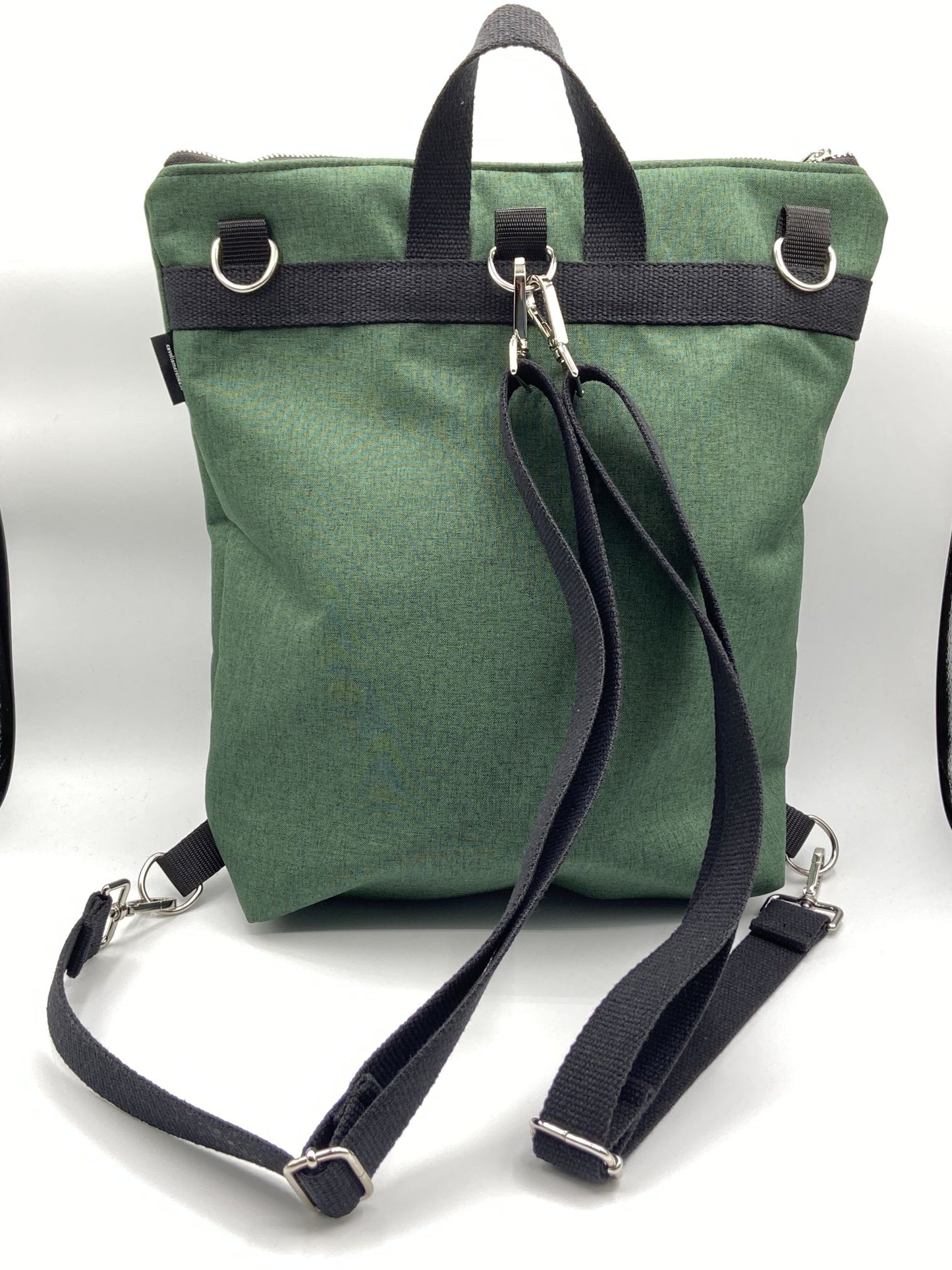 Borsa zaino Zena astratto verde