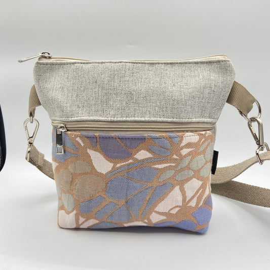 Tracolla Lizzie beige astratto