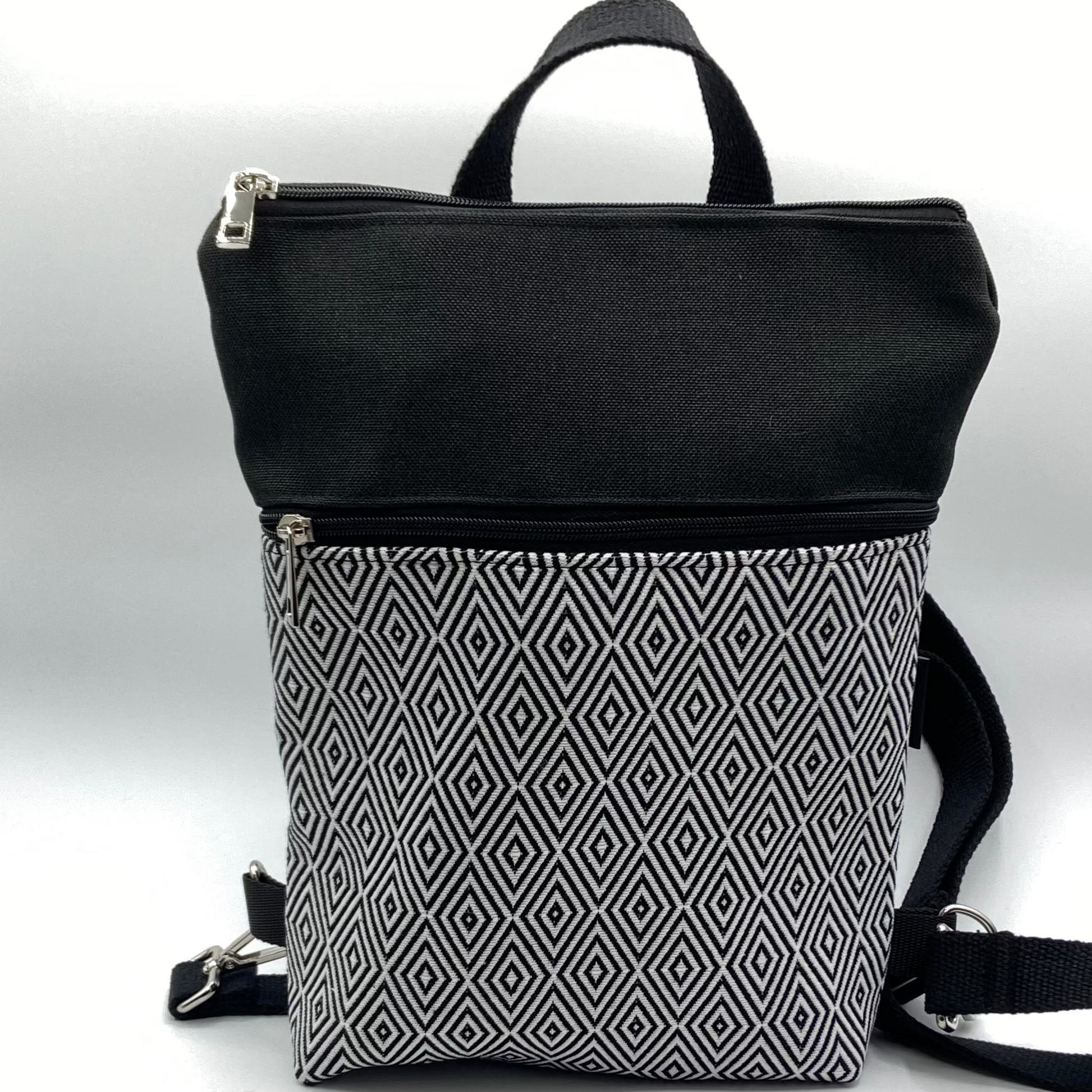 Borsa Zaino Naomi similpelle tessuto sardo – Cavoli a Merenda