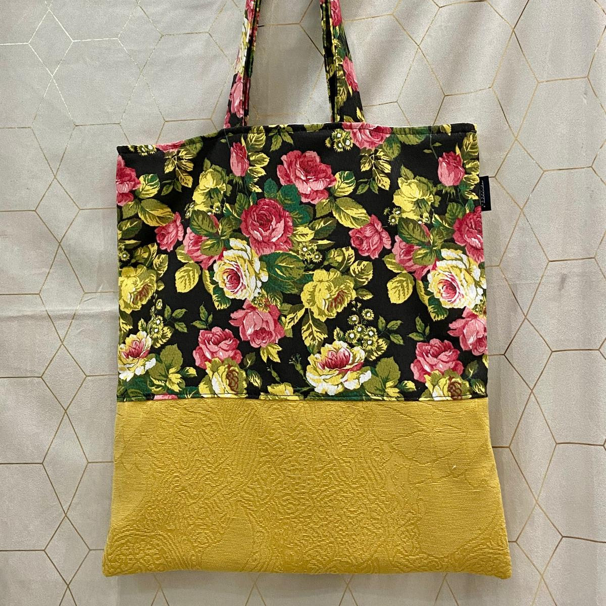Tote Bag rose gialle