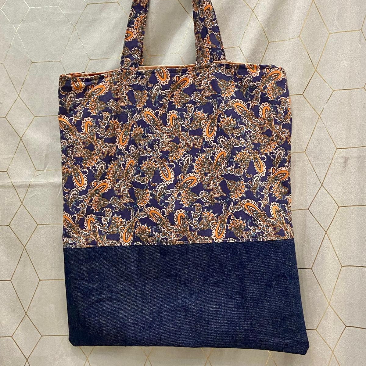 Tote Bag jeans Paisley