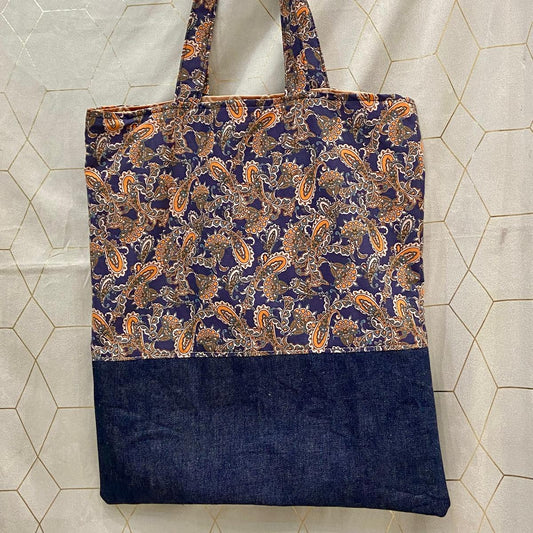 Tote Bag jeans Paisley