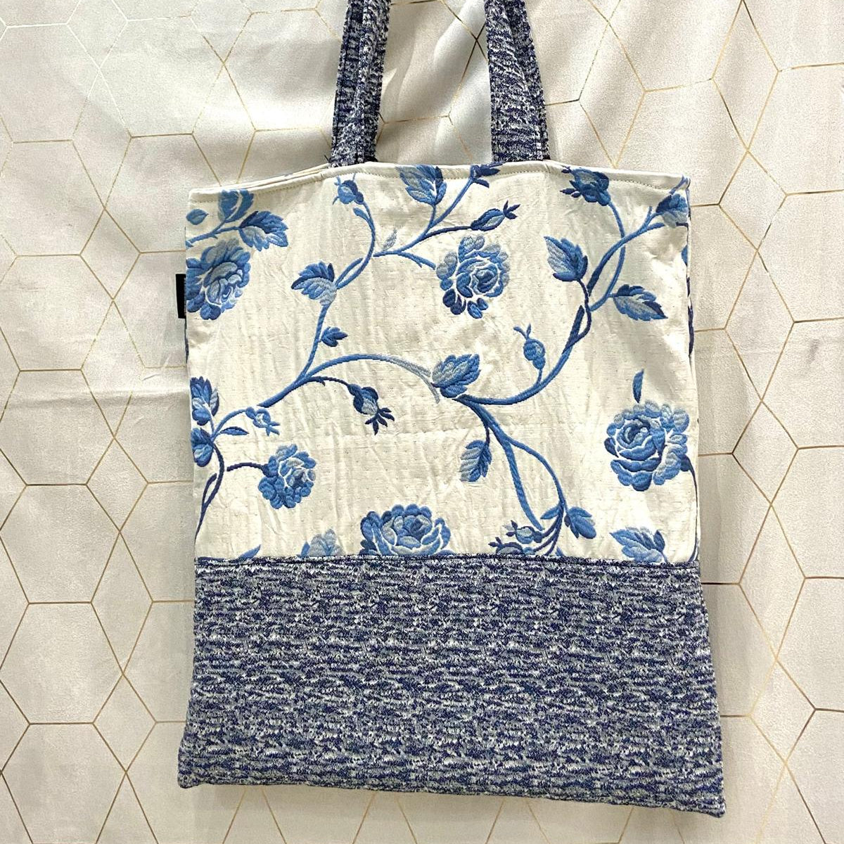 Tote Bag rose blu